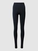 Hanro Slim Fit Lange Unterhose aus Woll-Seide-Mix in Black, Größe L