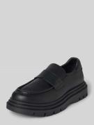 ARMANI EXCHANGE Penny Loafer aus Leder mit Schaftbrücke Modell 'Angry'...