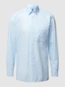 OLYMP Regular Fit Freizeithemd mit Logo-Stitching Modell 'New' in Bleu...