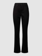 MAC Bootcut Fit Jeans mit Stretch-Anteil Modell 'MELANIE' in Black, Gr...