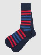 Tommy Hilfiger Socken mit Label-Detail im 2er-Pack Modell 'DUO STRIPE ...