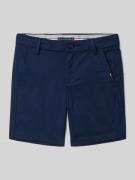 Tommy Hilfiger Kids Chino-Shorts mit Label-Detail in Marine, Größe 104