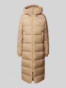 The North Face Steppmantel mit Kapuze in Beige, Größe XXL