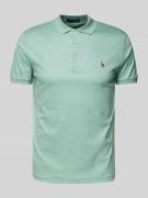 Polo Ralph Lauren Poloshirt mit Label-Stitching in Mint, Größe L