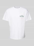 BLKVIS T-Shirt mit Label-Print in Weiss, Größe XS