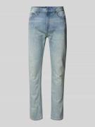 Hugo Blue Slim Fit Jeans im 5-Pocket-Design Modell 'Ash' in Hellblau, ...