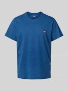 Levi's® T-Shirt mit Label-Patch in Jeansblau, Größe L