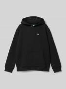 Lacoste Hoodie mit Kapuze in Black, Größe 152