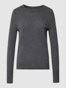 Christian Berg Woman Strickpullover mit Rundhalsausschnitt in Anthrazi...