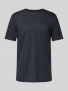 Under Armour T-Shirt mit Label-Print in Black, Größe L