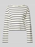 JAKE*S STUDIO WOMAN Longsleeve mit Rundhalsausschnitt in Ecru, Größe X...