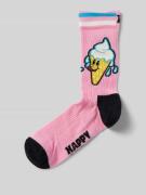 Happy Socks Socken mit Stretch-Anteil Modell 'Ice Cream' in Pink, Größ...