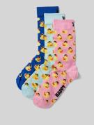 Happy Socks Socken mit Label-Details Modell 'Rubber Duck' im 3er-Pack ...