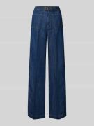 Polo Ralph Lauren Wide Leg Jeans aus Baumwoll-Leinen-Mix Modell 'LEATO...