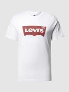 Levi's® T-Shirt aus Baumwolle mit Logo-Print in Weiss, Größe M