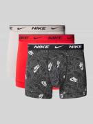 Nike Trunks mit elastischem Label-Bund Modell 'E-DAY' im 3er-Pack in R...