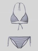 Banana Moon Bikini-Set mit Label-Detail Modell 'NUCODIMKA' in Dunkelbl...