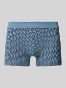 Schiesser Boxershorts mit elastischem Bund in Dunkelblau, Größe L