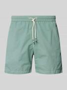 Hartford Badehose mit elastischem Bund in Oliv, Größe XL