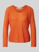 MM Strickpullover mit Strukturmuster Modell 'FRESIS' in Orange, Größe ...