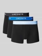 Lacoste Trunks mit elastischem Label-Bund im 3er-Pack in Black, Größe ...