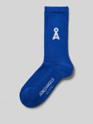 Armedangels Socken mit Logo-Detail Modell 'SAAMUS' in Royal, Größe 35-...