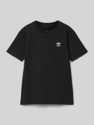 adidas Originals T-Shirt mit Label-Stitching in Black, Größe 146