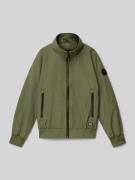 CARS JEANS Jacke mit Stehkragen Modell 'TYZER' in Schilf, Größe 140