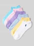 Polo Ralph Lauren Sneakersocken mit Label-Detail im 6er-Pack in Hellro...