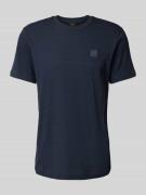 PME Legend T-Shirt mit Label-Patch in Marine, Größe S