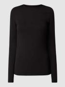 OPUS Longsleeve mit Rundhalsauschnitt in Black, Größe 44