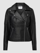 Noisy May Jacke im Biker-Look in Black, Größe L