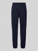 CHAMPION Regular Fit Sweatpants mit Logo-Stitching in Marine, Größe L