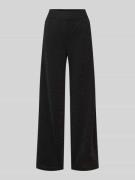 Betty Barclay Wide Leg Stoffhose mit elastischem Bund in Black, Größe ...