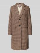 Tommy Hilfiger Mantel mit Reverskragen in Beige, Größe 38