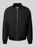 Casual Friday Jacke mit Logo-Stitching Modell 'Cotes' in Black, Größe ...