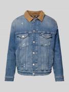 Tommy Jeans Jeansjacke im Used-Look Modell 'RYAN' in Blau, Größe L