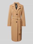 Fuchs Schmitt Regular Fit Mantel mit Kaschmir-Anteil in Camel, Größe 3...