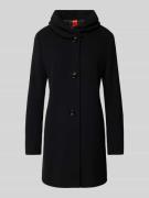 Gil Bret Shaped Fit Wollmantel mit Kaschmir-Anteil in Black, Größe 48