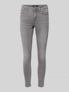 Only Skinny Fit Jeans aus Baumwoll-Mix Modell 'WAUW' in Mittelgrau Mel...