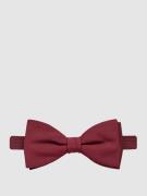 Blick Fliege aus reiner Seide in Bordeaux, Größe 1