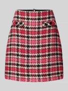 Marc Cain Minirock mit rückseitigem Reißverschluss in Pink, Größe 40