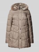 Betty Barclay Steppjacke mit Zweiwege-Reißverschluss in Taupe, Größe 4...