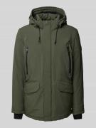 CARS JEANS Jacke mit Kapuze Modell 'TRAMLEY' in Oliv, Größe M