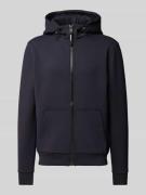 ECOALF Sweatjacke mit Logo-Stitching in Marine, Größe S