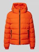 Superdry Steppjacke mit Reißverschlusstaschen in Orange, Größe M