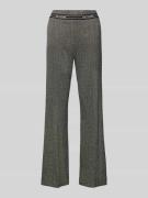 Cambio Straight Leg Stoffhose mit elastischem Bund Modell 'FAITH' in B...