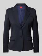HUGO Slim Fit Blazer mit Woll-Anteil Modell 'AREDANA' in Marine, Größe...