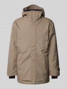 Schöffel Parka mit Kapuze in Beige, Größe 52