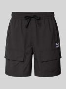 PUMA PERFORMANCE Shorts mit elastischem Bund in Black, Größe L